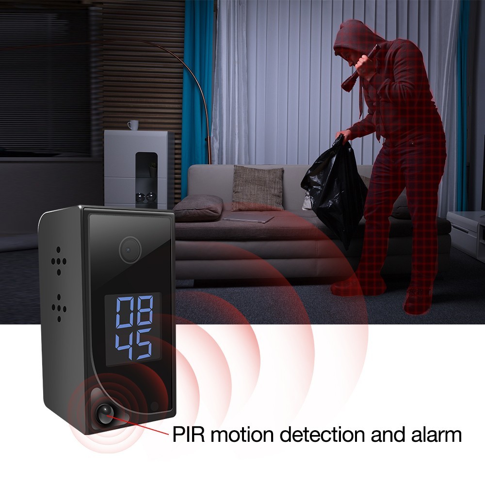 skjult kamera PIR-bevegelsesdetektor og push-alarmvarsel