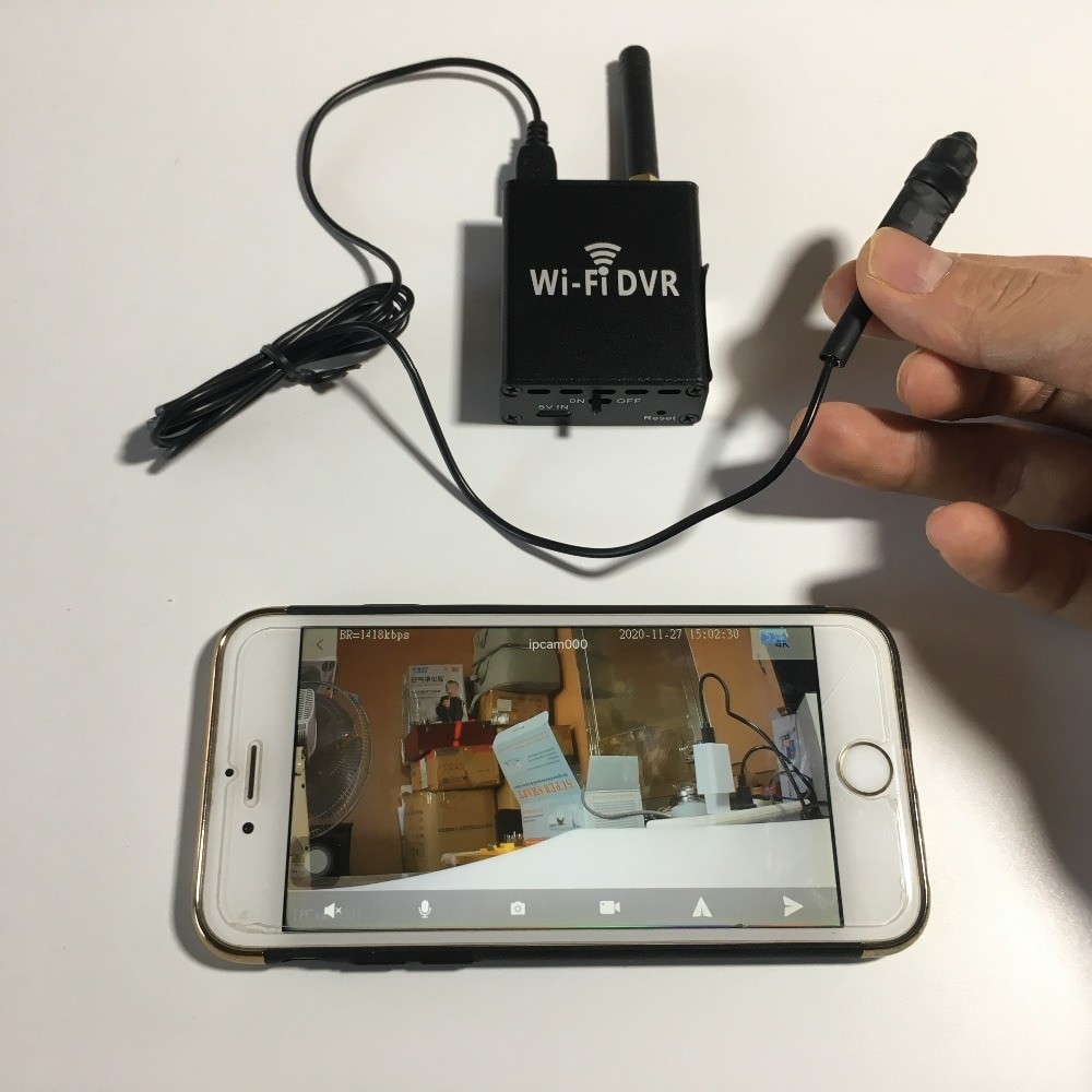 WiFi spionmodul P2P Live overvåking - pinhole kamera