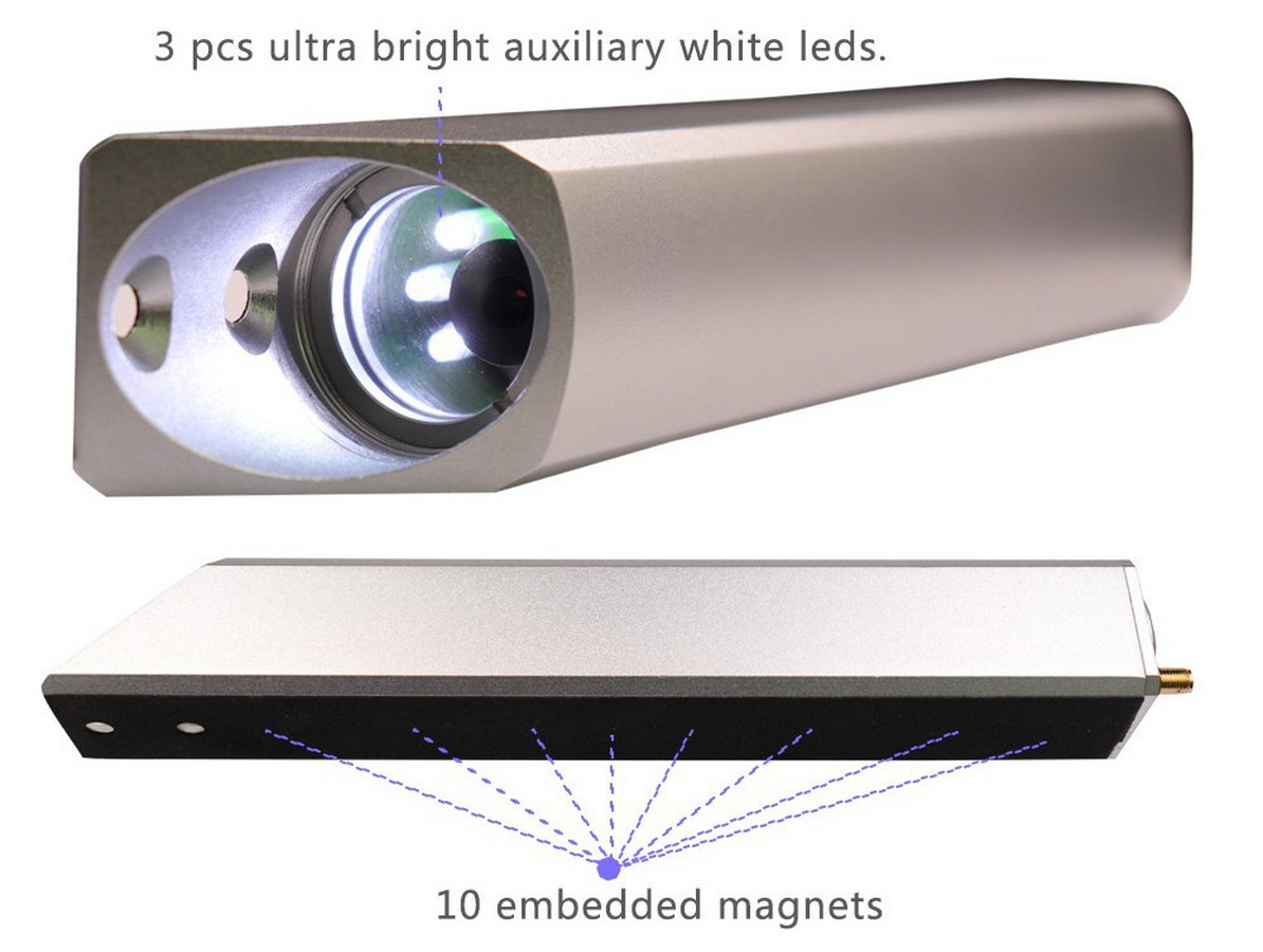 kamera for gaffeltruck led lys