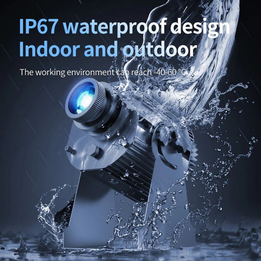 reklameprojektor IP67 vanntett