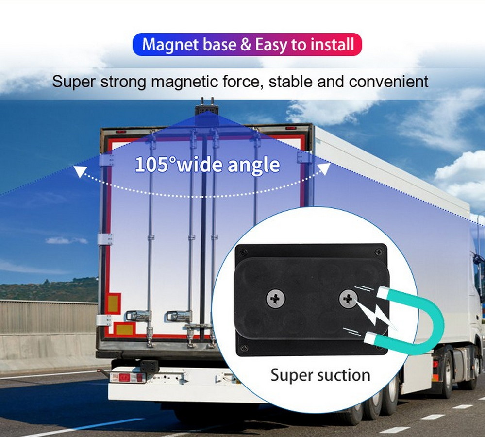 wifi kamera med magnet for varebil