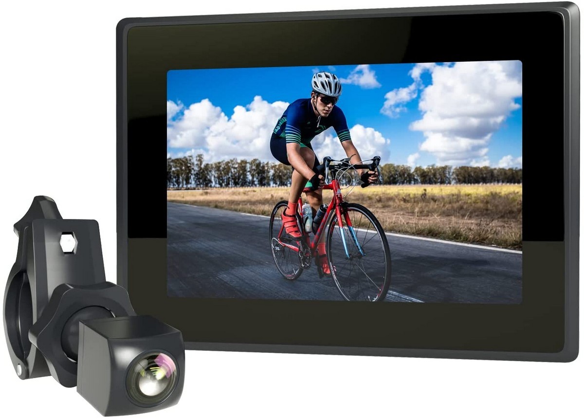 sykkelkamera + skjerm