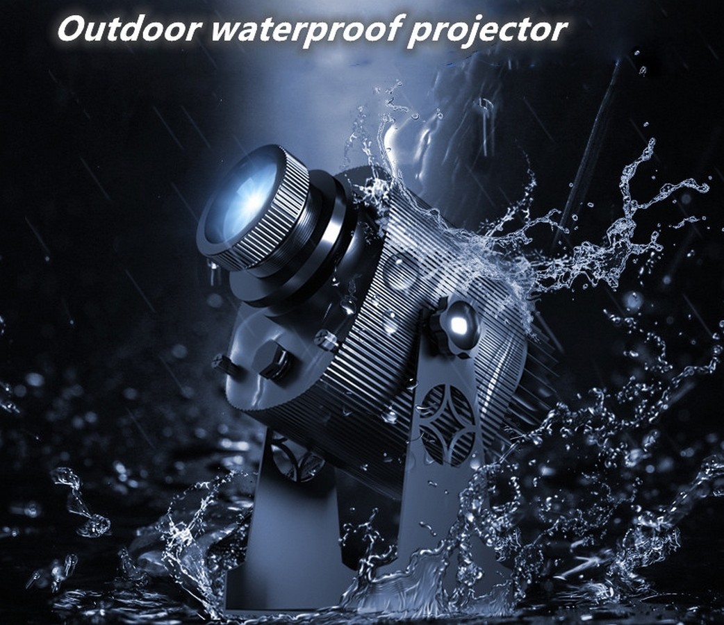 vanntett roterende gobo-projektor