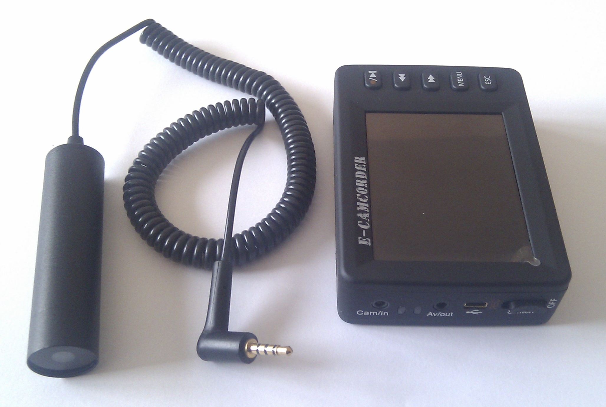 E-Bullet videokamera + 2,5" LCD