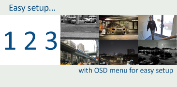 HD-SDI Security IR CCTV-kamera med nattsyn opp til 50m + 6m Plate