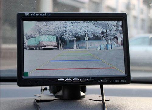 parkeringssett med IR LED-kamera