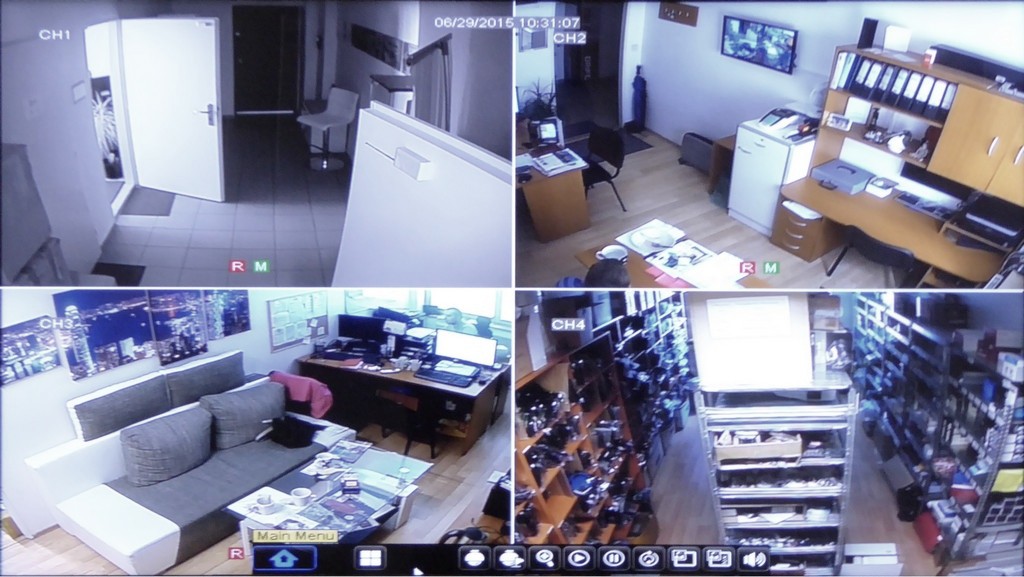 IQ-innstilling DVR CCTV live-opptak