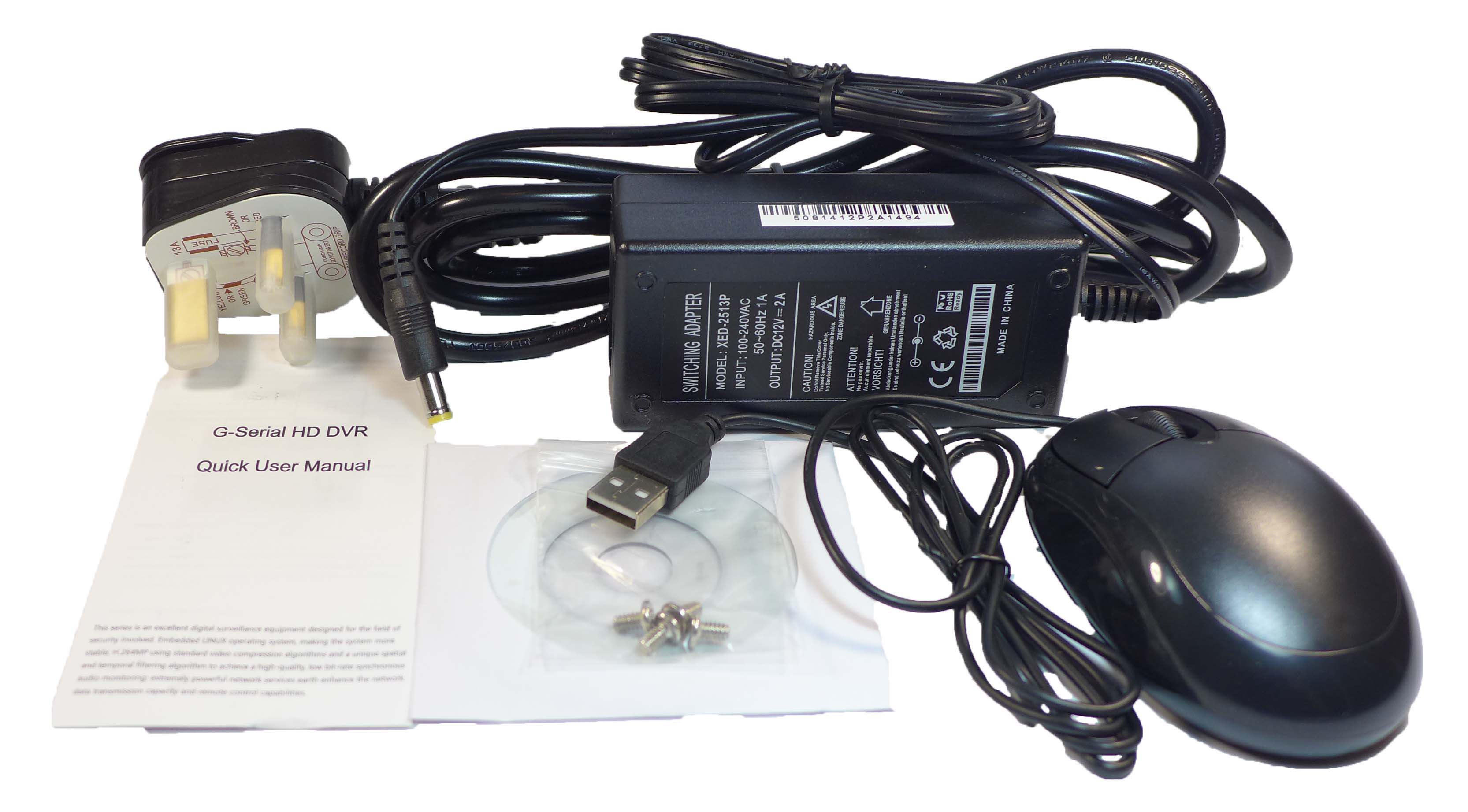 AHD DVR spesifikasjoner