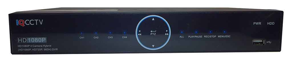 IQ CCTV DVR 4 inngang