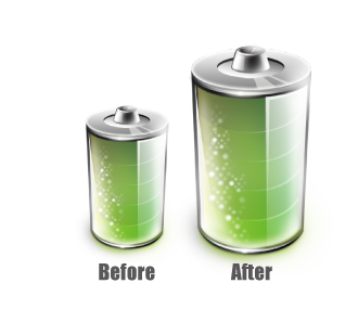dod ls475w+ kraftig batteri