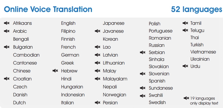 språk langie oversetter