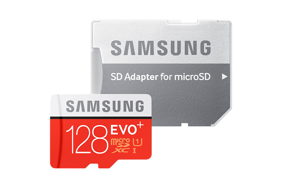Samsung minnekort med kapasitet 128GB