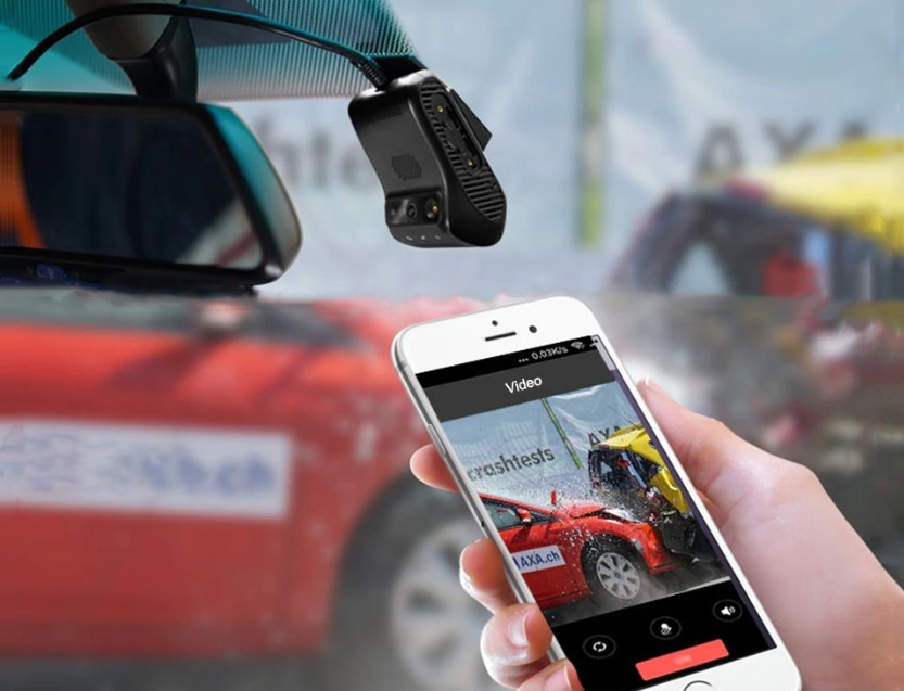 applikasjon med gps bil hotspot kamera