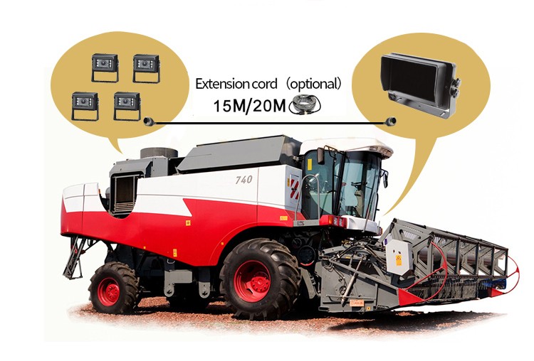 hybrid parkeringsmonitor for landbruksmaskiner