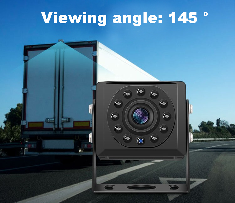 parkeringskamera ahd sett med vinkel 175° for lastebiler