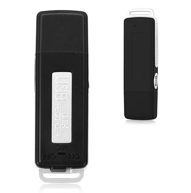 Mini digital audio USB-opptaker med 4 GB minne