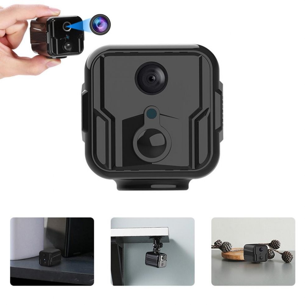 Mini IP kamera med skjøtholder