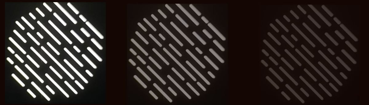 gobo projektor dimmefunksjon